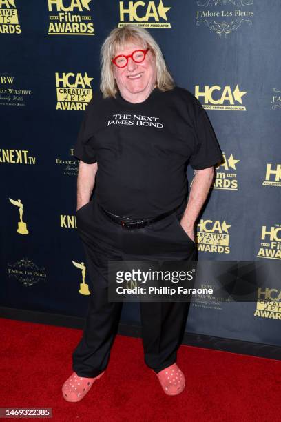 Bruce Vilanch attends the Hollywood Critics Association's 2023 HCA Film Awards at Beverly Wilshire, A Four Seasons Hotel on February 24, 2023 in...