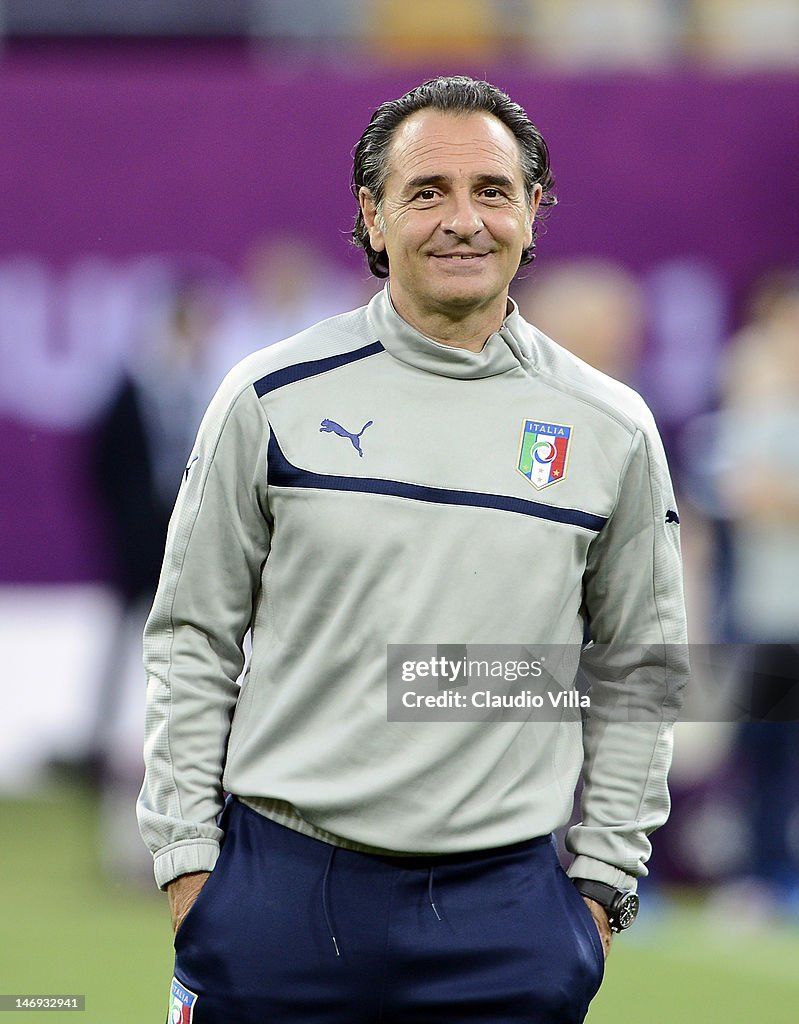 Italy Training and Press Conference - Quarter Final: UEFA EURO 2012