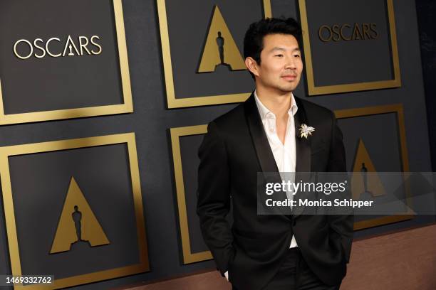 Simu Liu attends the Academy Of Motion Pictures Arts and Sciences' 2023 Scientific and Technical Awards presentation at Academy of Motion Picture...