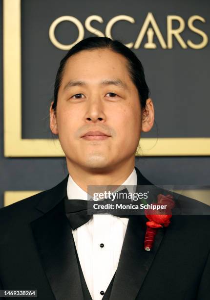 Theodore Kim attends the Academy Of Motion Pictures Arts and Sciences' 2023 Scientific and Technical Awards presentation at Academy of Motion Picture...