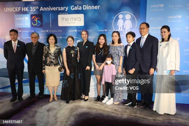 President of the Hong Kong Football Association Timothy Fok Tsun-ting , Actress-singer Miriam Yeung Chin-Wah , Chief Executive Officer of Chinese...