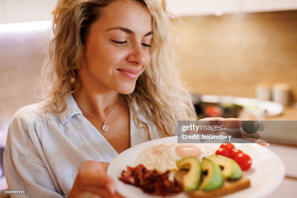 My breakfast looks so delicious