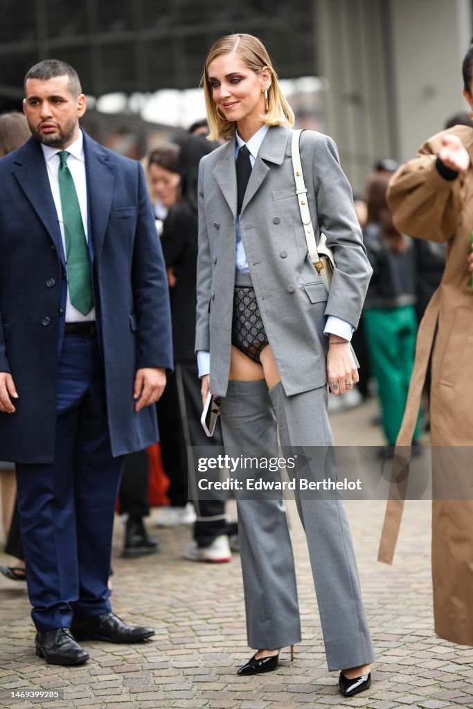 Street Style - Day 4 - Milan Fashion Week Womenswear Fall/Winter 2023/2024