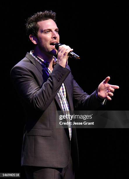 Singer Chris Mann attends the GRAMMY FUTURENOW Conference at The Broad Stage on June 23, 2012 in Santa Monica, California.