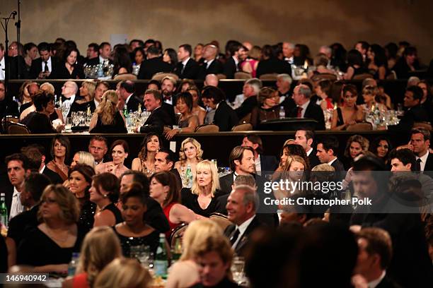 General view of the atmosphere at The 39th Annual Daytime Emmy Awards broadcasted on HLN held at The Beverly Hilton Hotel on June 23, 2012 in Beverly...