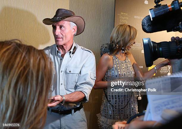 Personality Jack Hanna attends The 39th Annual Daytime Emmy Awards broadcasted on HLN held at The Beverly Hilton Hotel on June 23, 2012 in Beverly...