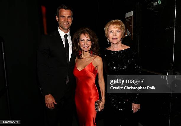 Actors Cameron Mathison, Susan Lucci and Erika Slezak attend The 39th Annual Daytime Emmy Awards broadcasted on HLN held at The Beverly Hilton Hotel...