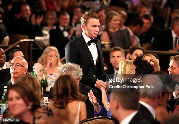 Actor Chandler Massey attends The 39th Annual Daytime Emmy Awards broadcasted on HLN held at The Beverly Hilton Hotel on June 23, 2012 in Beverly...