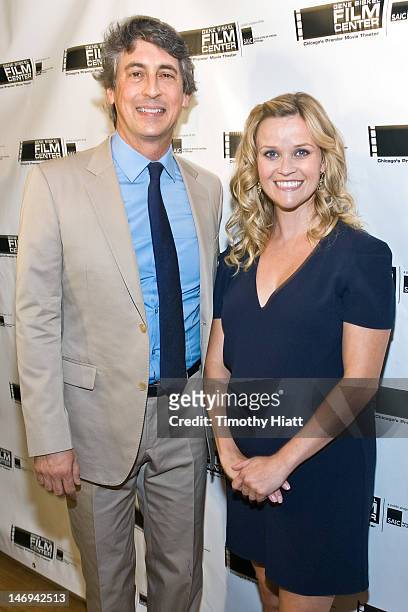 Director Alexander Payne and Reese Witherspoon attend An Evening with Reese Witherspoon hosted by the Gene Siskel Film Center at The Ritz-Carlton...