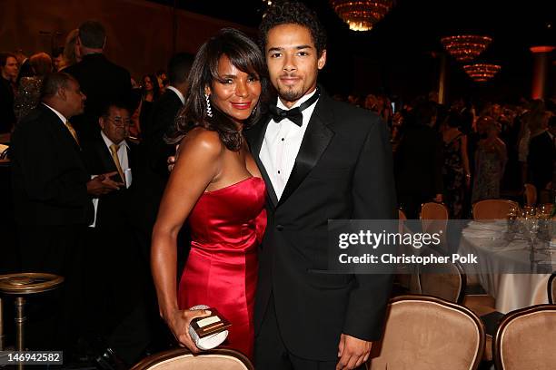 Actress Lisa Masterson attends The 39th Annual Daytime Emmy Awards broadcasted on HLN held at The Beverly Hilton Hotel on June 23, 2012 in Beverly...