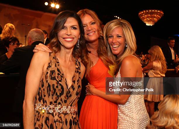 Actress Finola Hughes and Laura Wright attend The 39th Annual Daytime Emmy Awards broadcasted on HLN held at The Beverly Hilton Hotel on June 23,...