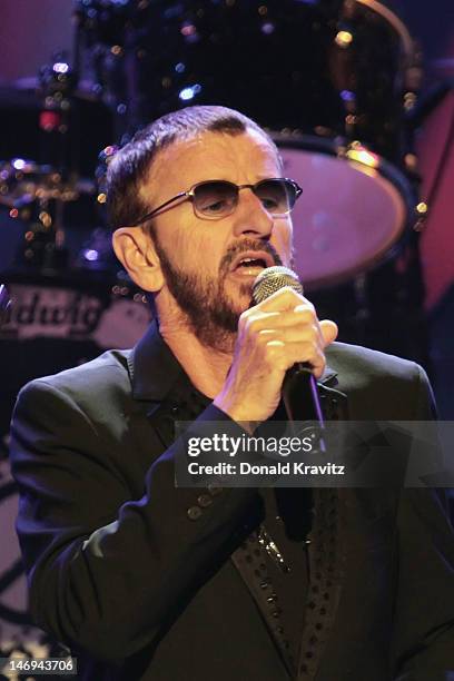 Ringo Starr performs at Cicus Maximus Theatre at Caesar's Atlantic City on June 23, 2012 in Atlantic City, New Jersey.