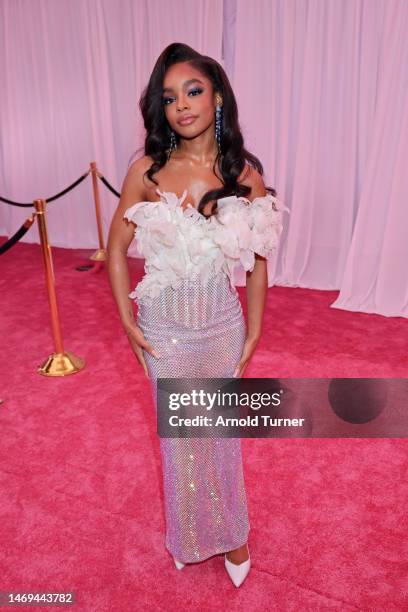 Marsai Martin attends the 54th NAACP Image Awards Program and Dinner at L.A. LIVE on February 24, 2023 in Los Angeles, California.