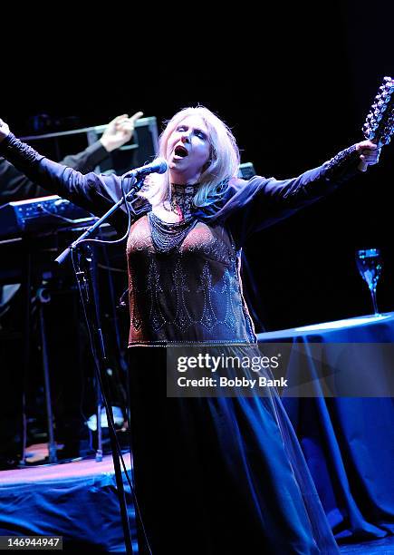 Annie Haslam of Renaissance performs during NearFest 2012 at the Zoellner Arts Center on June 23, 2012 in Bethlehem, Pennsylvania.