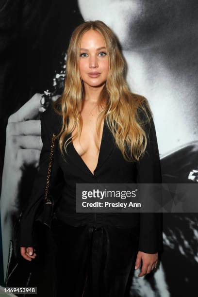 Jennifer Lawrence attends W Magazine's Annual Best Performances Party at Chateau Marmont on February 24, 2023 in Los Angeles, California.