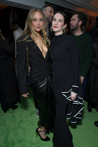 Jennifer Lawrence and W Magazine Editor in Chief Sara Moonves attend W Magazine's Annual Best Performances Party at Chateau Marmont on February 24,...