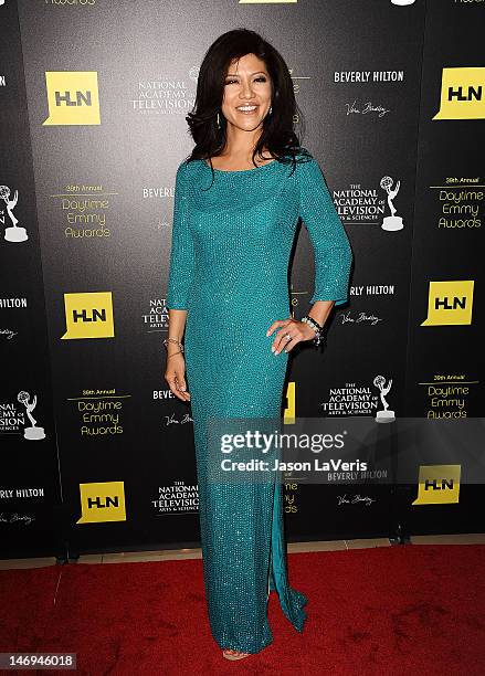 Julie Chen attends the 39th annual Daytime Emmy Awards at The Beverly Hilton Hotel on June 23, 2012 in Beverly Hills, California.