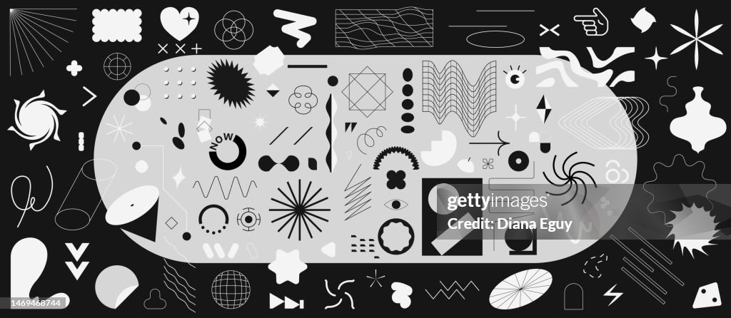 Emiments Designs 100 Design Elements Set High-Res Vector Graphic - Getty Images