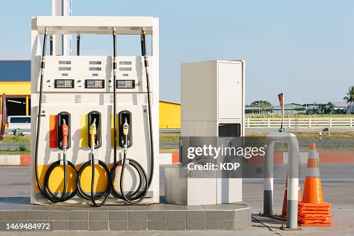 Fuel Pump in Gas Station