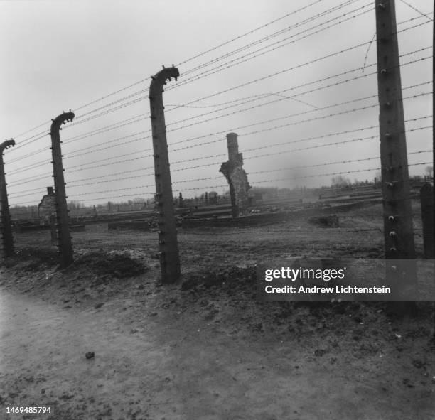 Landscapes from the former Nazi extermination camp Birkenau, part of the Auschwitz concentration camp, where during the Holocaust Europes Jews were...