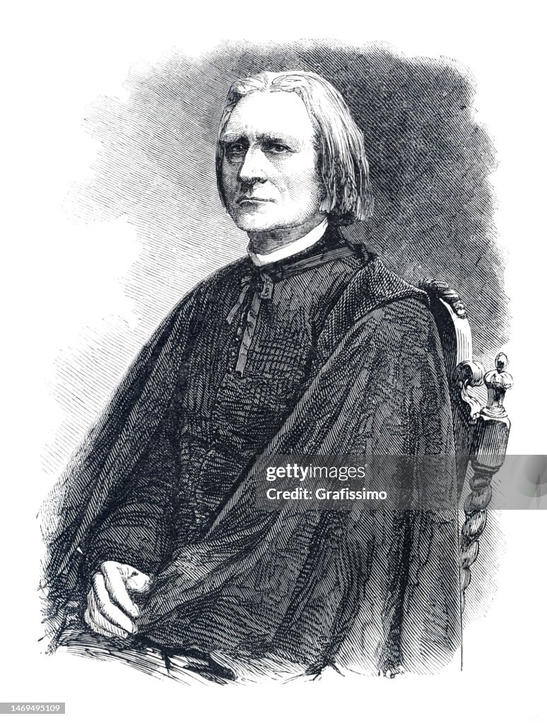 Franz Liszt hungarian composer portrait 1867