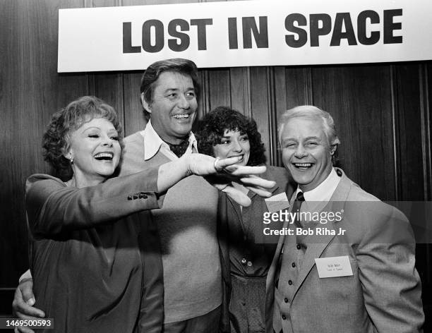 Cast members from 'Lost In Space' : June Lockhart, Guy Williams, Angela Cartwright and Bob May joined other television stars from 1960's and 1970's...