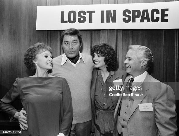 Cast members from 'Lost In Space' : June Lockhart, Guy Williams, Angela Cartwright and Bob May joined other television stars from 1960's and 1970's...