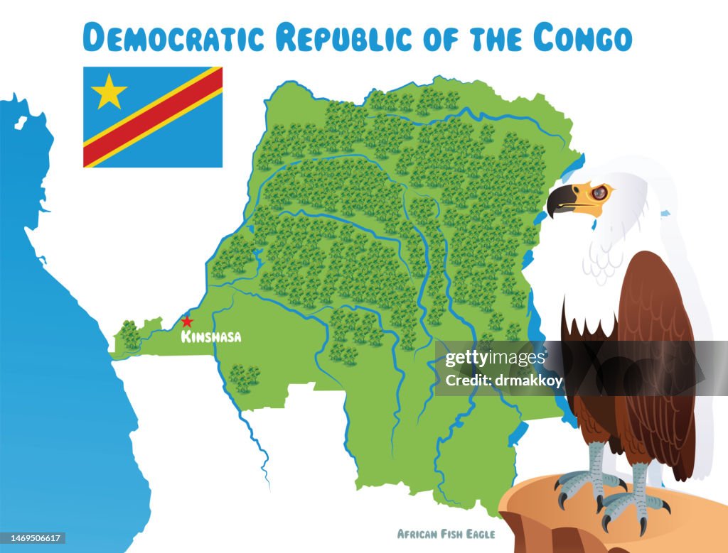 Democratic Republic of the Congo and African Fish-Eagle