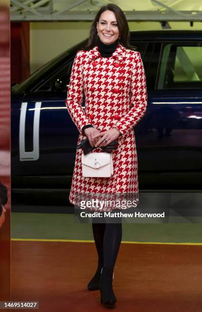 The Princess of Wales attends the Wales vs England Six Nations Match at Principality Stadium on February 25, 2023 in Cardiff, Wales.