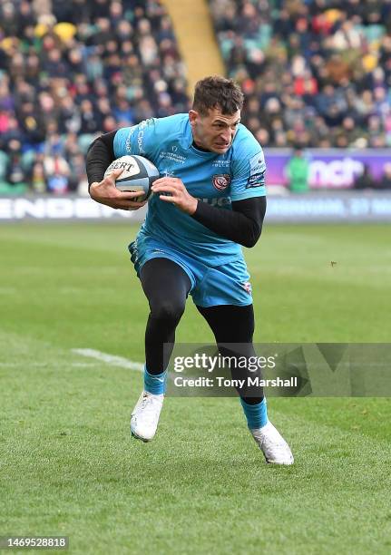 Jonny May of Gloucester Rugby during the Gallagher Premiership Rugby match between Northampton Saints and Gloucester Rugby at cinch Stadium at...
