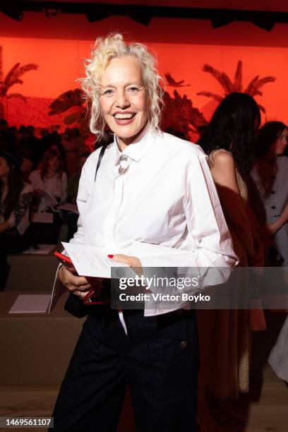 Ellen von Unwerth attends the Christian Dior Haute Couture Fall/Winter 2023/2024 show as part of Paris Fashion Week on July 3, 2023 in Paris, France.