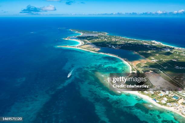 rendezvous bay aéreo - anguilla - fotografias e filmes do acervo