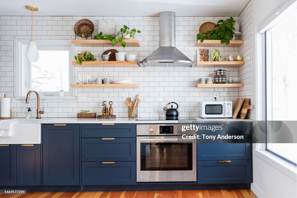 Interior of home kitchen