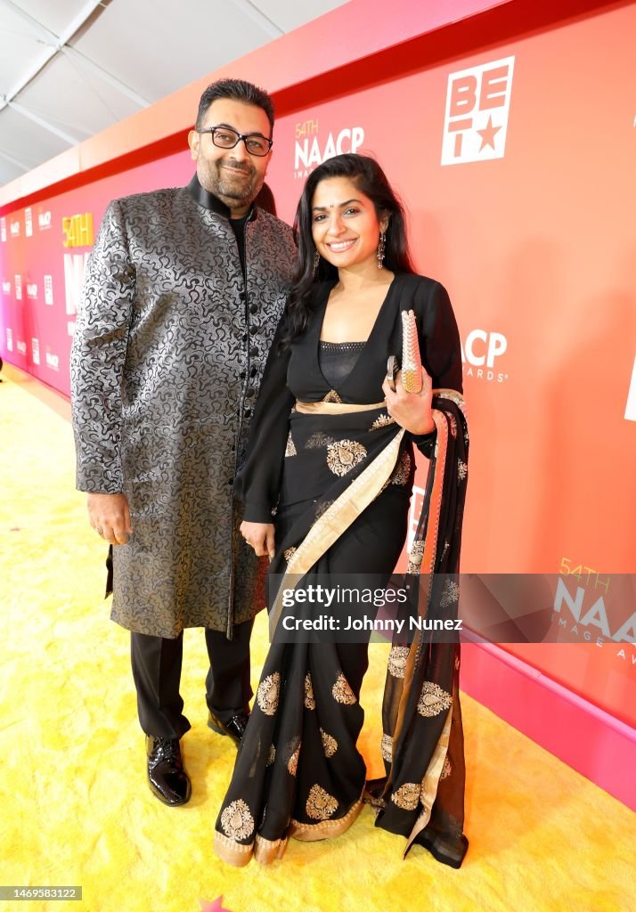 Kavitha Raghu Raj Sri Raj and Kavita Raj attend the 54th NAACP Image Awards at Pasadena ...