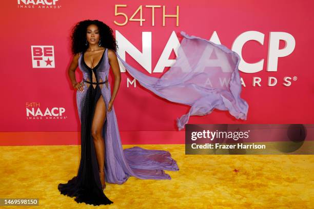 Shannon Thornton attends the 54th NAACP Image Awards at Pasadena Civic Auditorium on February 25, 2023 in Pasadena, California.