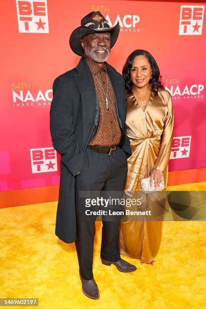 Glynn Turman and Jo-Ann Allen attend the 54th NAACP Image Awards at Pasadena Civic Auditorium on February 25, 2023 in Pasadena, California.