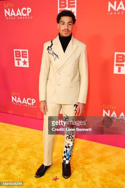 Marcus Scribner attends the 54th NAACP Image Awards at Pasadena Civic Auditorium on February 25, 2023 in Pasadena, California.