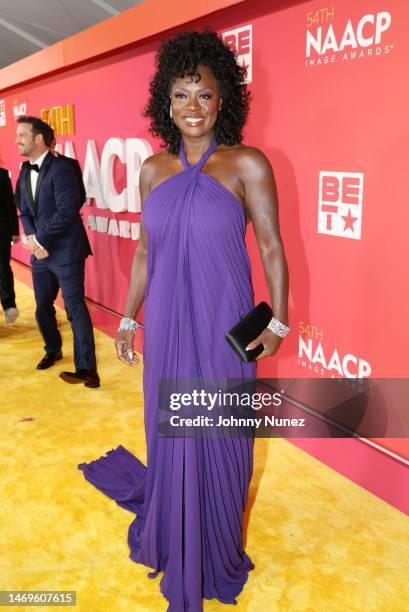 Viola Davis attends the 54th NAACP Image Awards at Pasadena Civic Auditorium on February 25, 2023 in Pasadena, California.