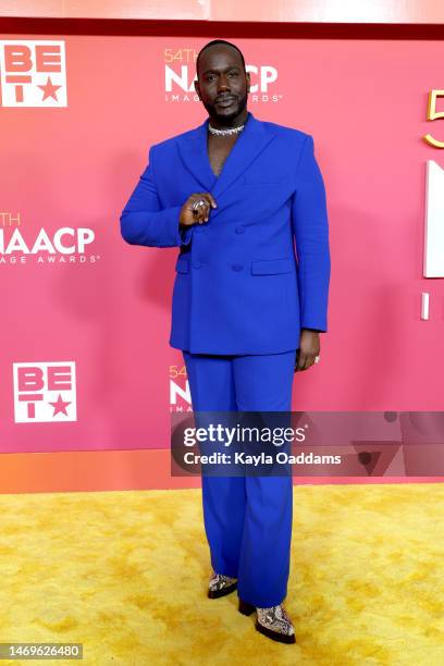 Nicco Annan attends the 54th NAACP Image Awards at Pasadena Civic Auditorium on February 25, 2023 in Pasadena, California.