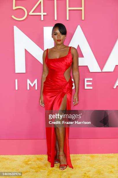 Janelle Monáe attends the 54th NAACP Image Awards at Pasadena Civic Auditorium on February 25, 2023 in Pasadena, California.