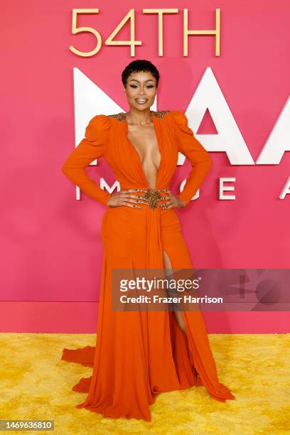 Blac Chyna attends the 54th NAACP Image Awards at Pasadena Civic Auditorium on February 25, 2023 in Pasadena, California.