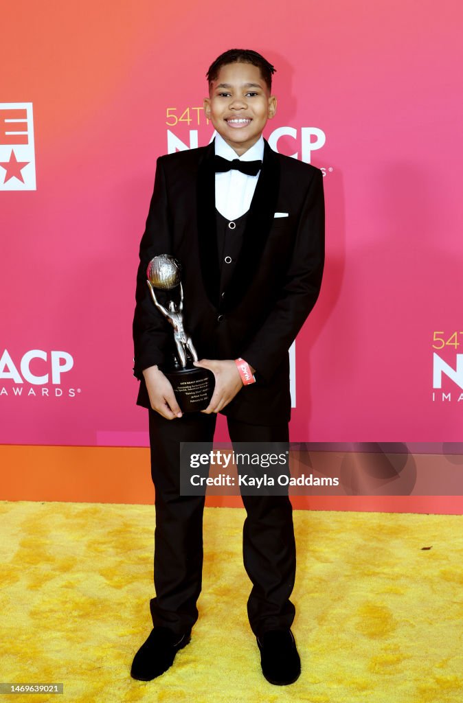 Ja'Siah Young, winner of the Outstanding Performance by a Youth award