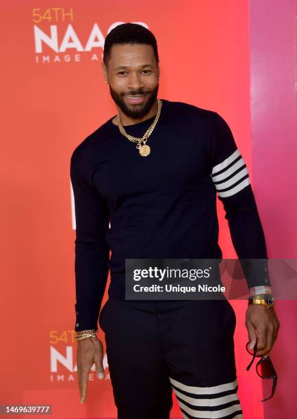 Karon Riley Bears Karon Joseph Riley attends the 54th NAACP Image Awards at Pasadena ...