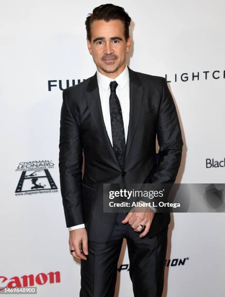 Colin Farrell is seen during the Society Of Camera Operators Lifetime Achievement Awards held at Loews Hollywood Hotel on February 25, 2023 in Los...