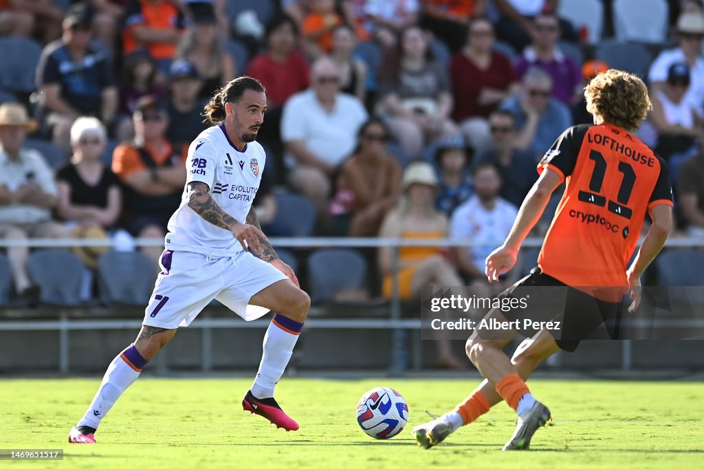 A-League Men's Rd 18 - Brisbane Roar v Perth Glory