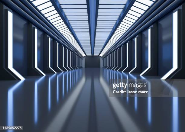 scientific and technological indoor space - international space station interior stock pictures, royalty-free photos & images