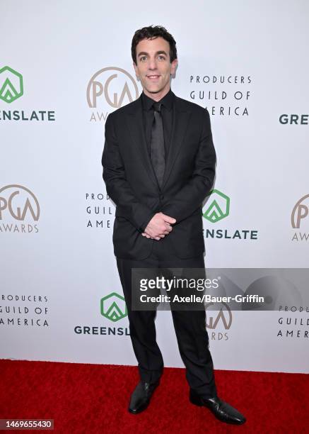 Novak attends the 2023 Producers Guild Awards at The Beverly Hilton on February 25, 2023 in Beverly Hills, California.
