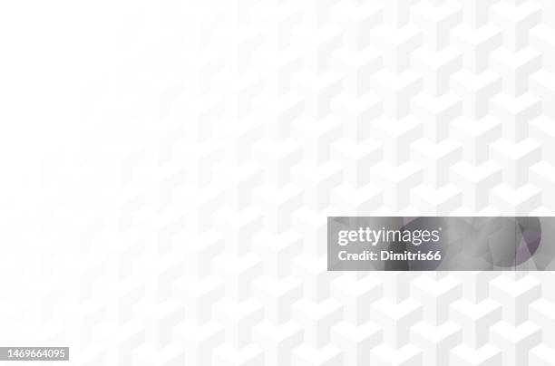 seamless geometric background - shadow illusion stock illustrations