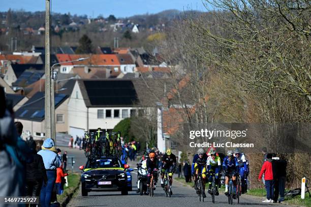 General view of Taco Van Der Hoorn of The Netherlands and Team Intermarché – Circus – Wanty, Daniel Oss of Italy and Team TotalEnergies, Luis...