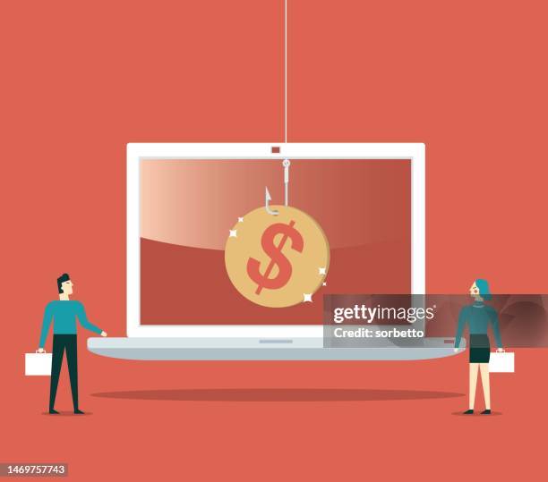 fishing hook - counterfeit stock illustrations